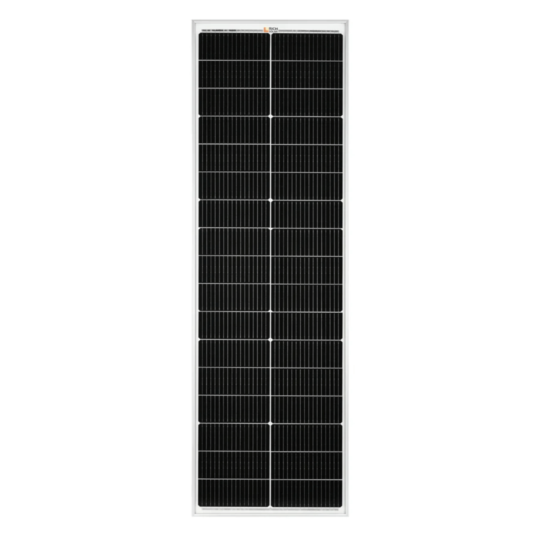 Rich Solar - 100 Watt Slim Mono Solar Panel Front 