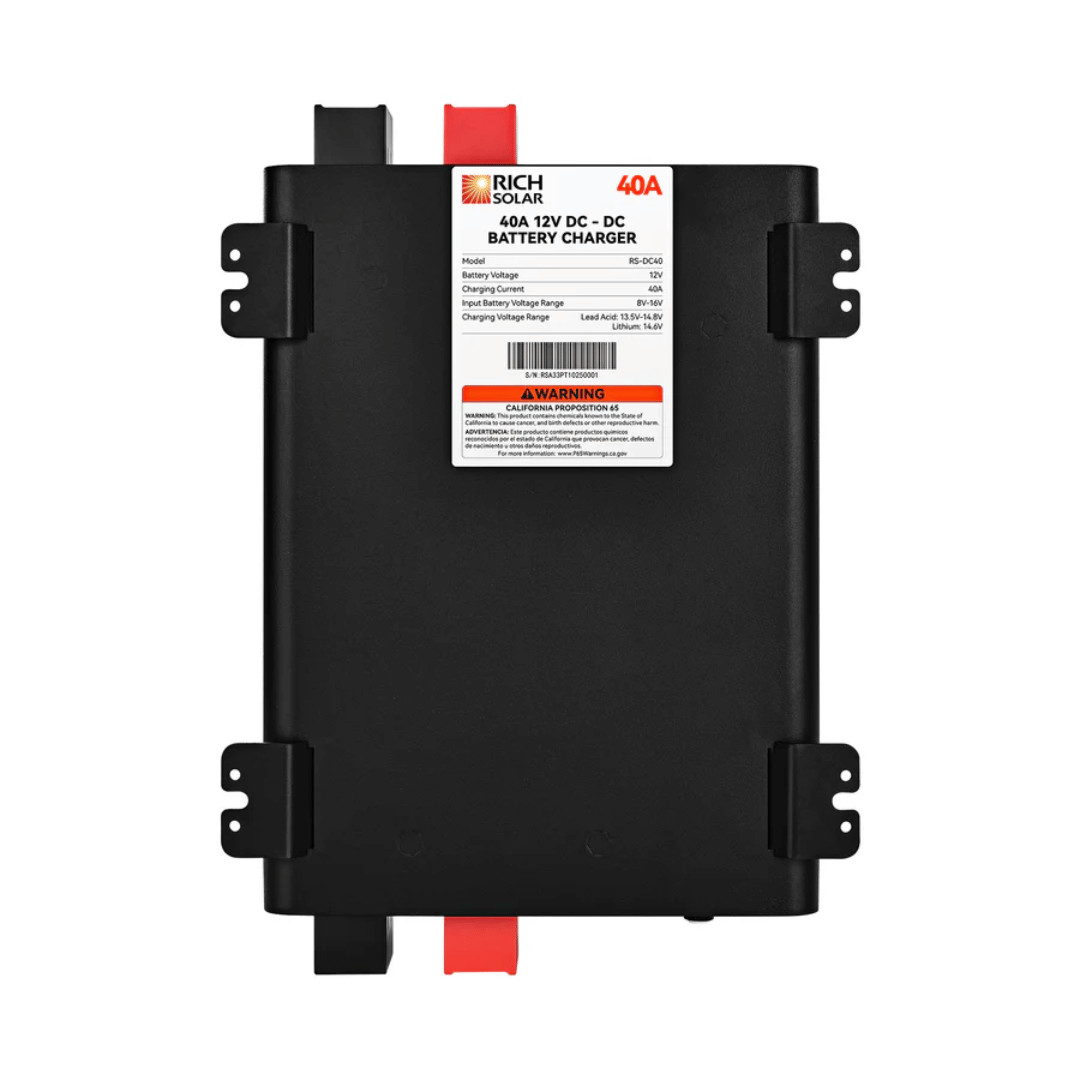 Rich Solar 12V DC-DC Battery Charger 40A - Bottom