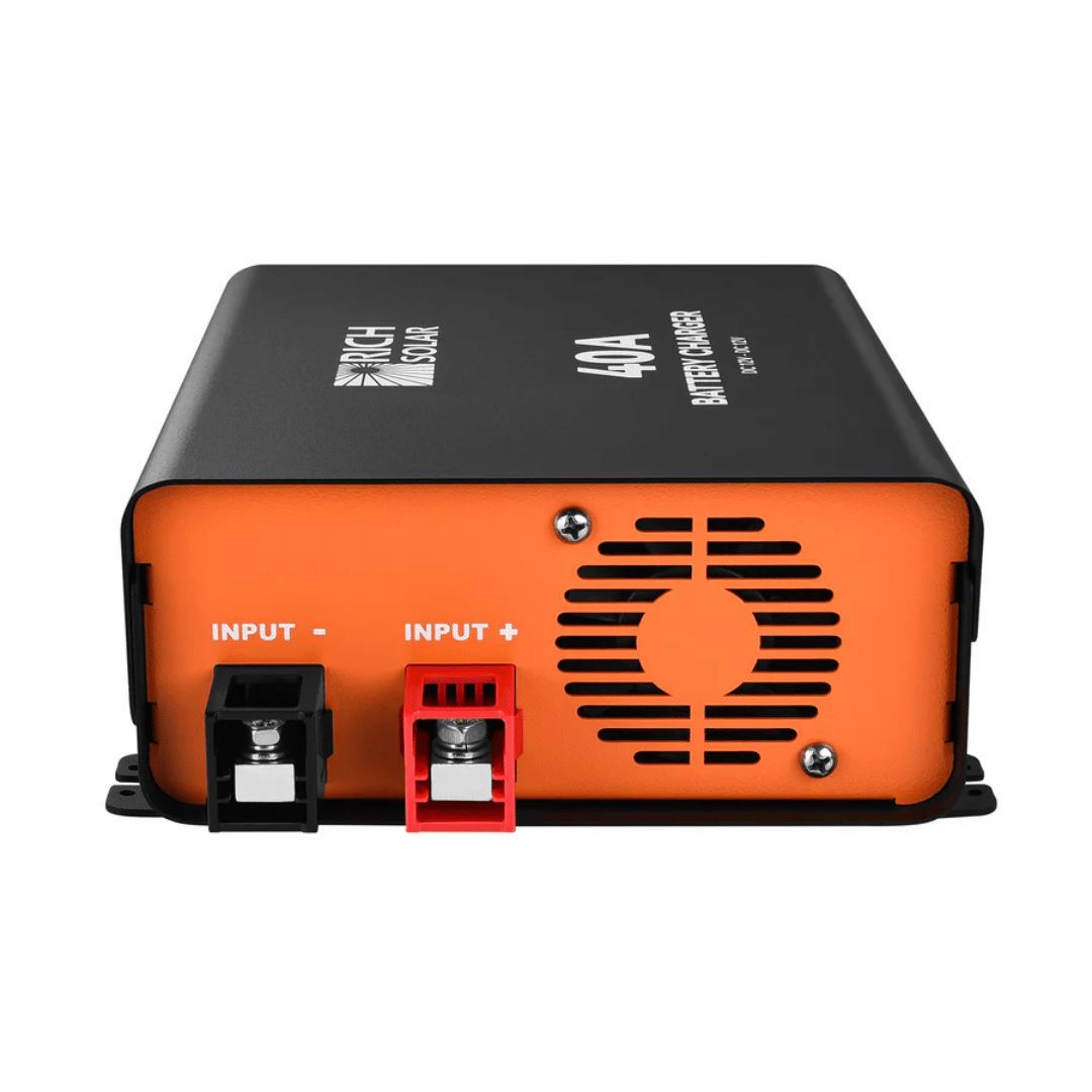 Rich Solar 12V DC-DC Battery Charger 40A - Inputs