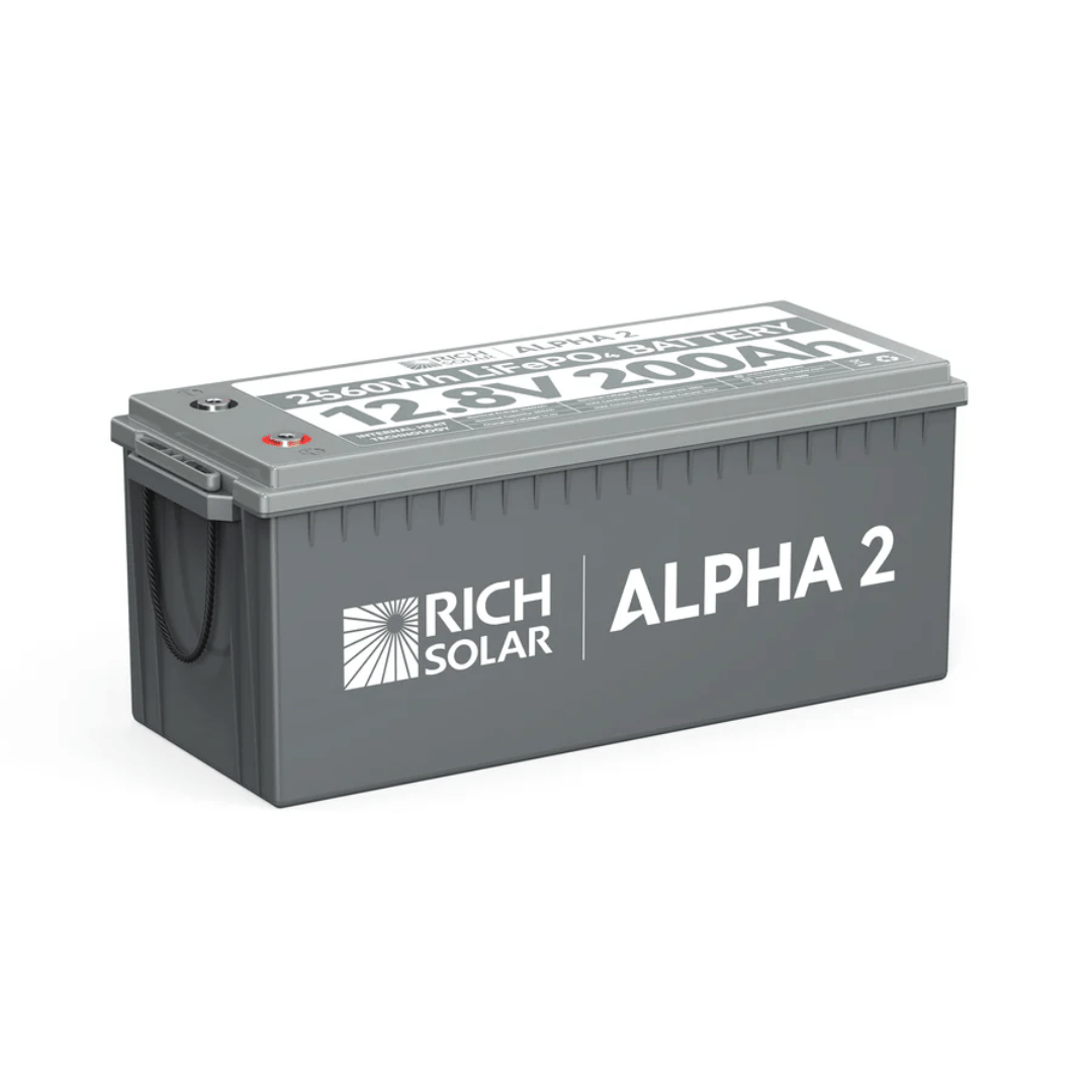 Picture of Rich Solar ALPHA 2 12V 200Ah LiFePO4 Lithium Iron Phosphate Battery