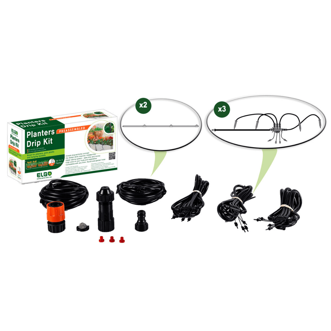 Riverstione Industries GENESIS Dripper Watering Kit - Drip Irrigation Kit 12ft