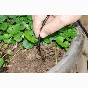 Riverstione Industries GENESIS Dripper Watering Kit - Drip Irrigation Kit in potted soil