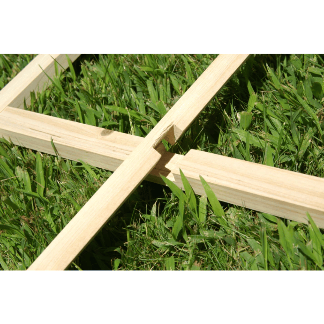 Riverstone EDEN Raised Garden Bed with Trellis, Frame Material