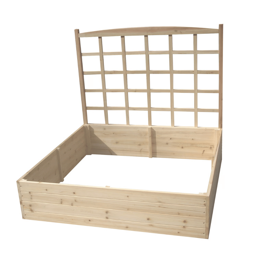 Riverstone EDEN Raised Garden Bed with Trellis