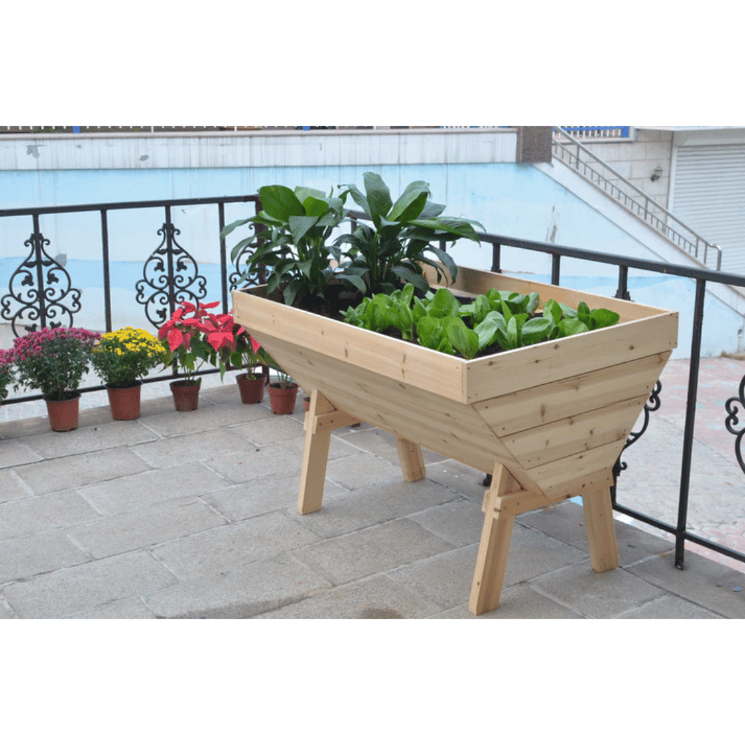 Riverstone EDEN Raised V-Shaped Garden Table In Patio