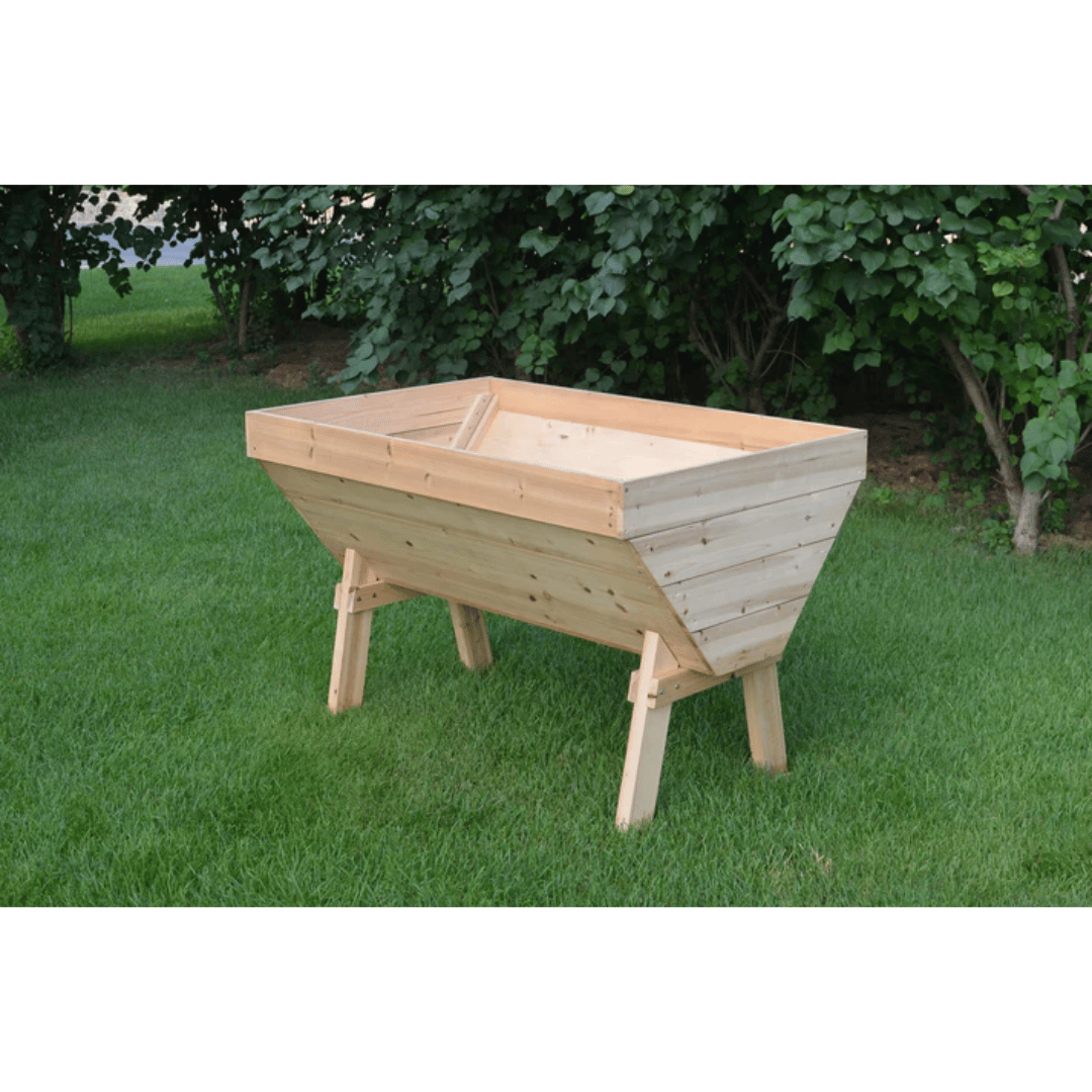 Riverstone EDEN Raised V-Shaped Garden Table Outdoors