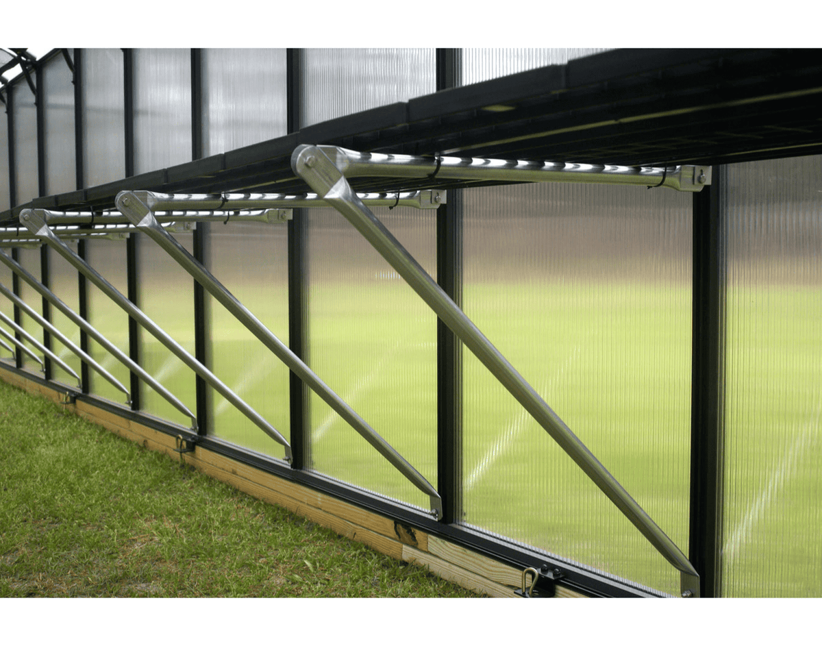 Riverstone MONT Greenhouse Work Bench close up