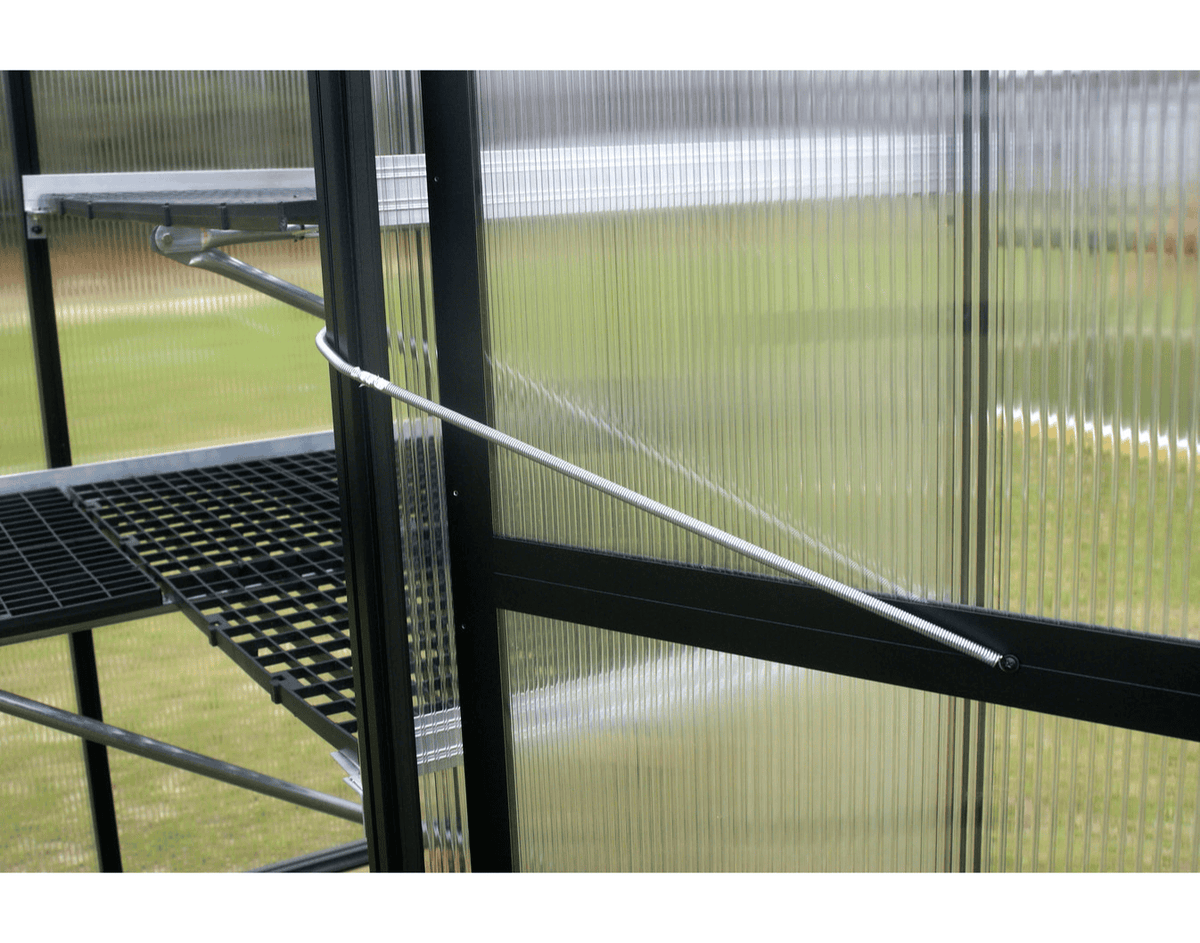 Riverstone MONT Hinged Door Set for Black Greenhouse Door Coil