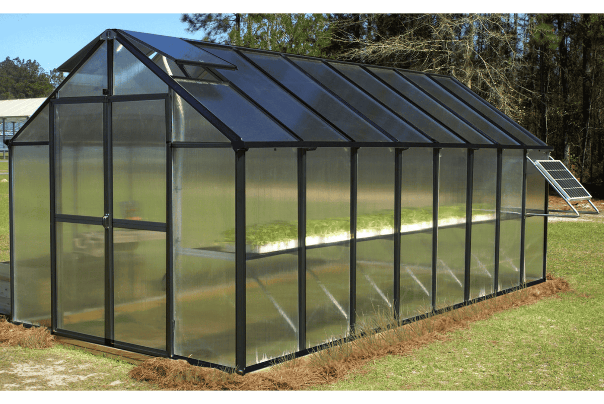 Riverstone MONT MOHEAT Greenhouse Mojave with Heater angled view