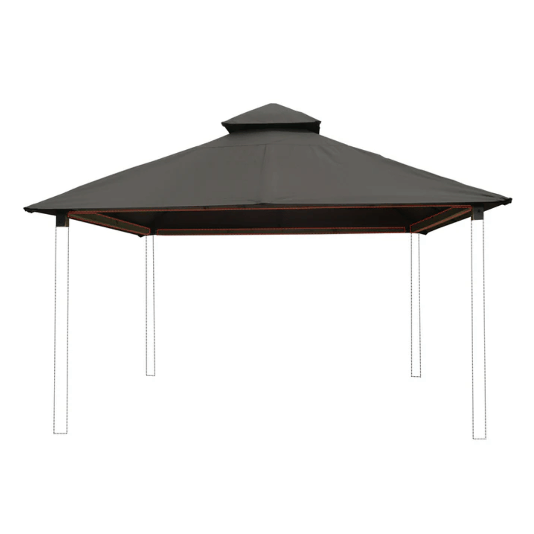 Riverstone Outdura Cadet Gray Gazebo Kit