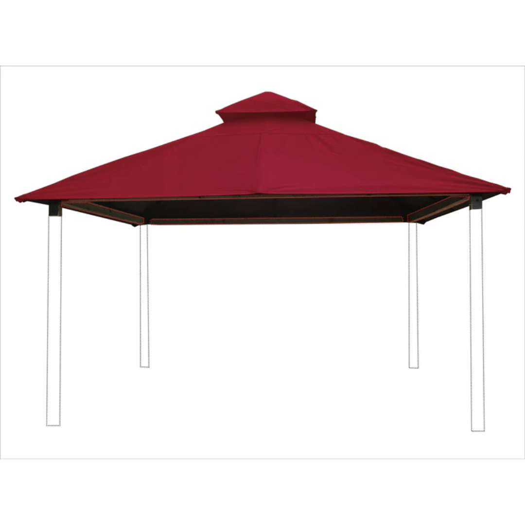 Riverstone Outdura Cardinal Red Gazebo Kit