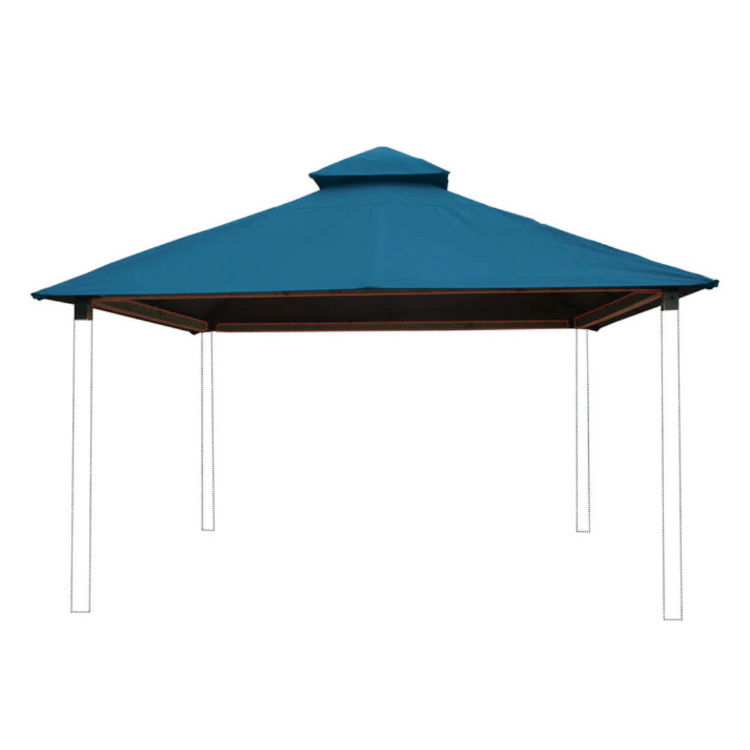 Riverstone Outdura Caribbean Blue Gazebo Kit