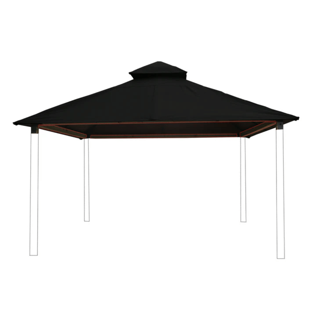 Riverstone Sun-Dura Black Gazebo Kit