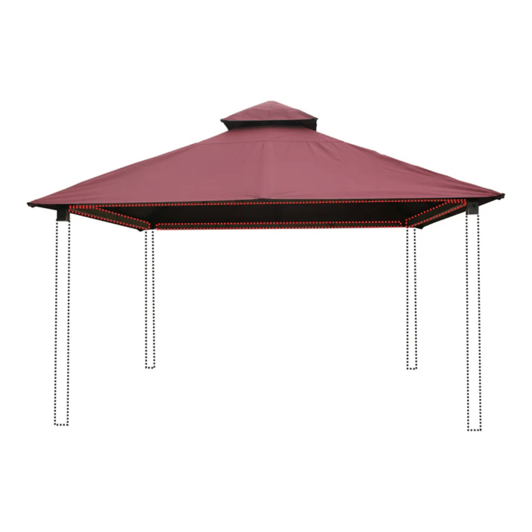 Riverstone Sun-Dura Maroon Gazebo Kit