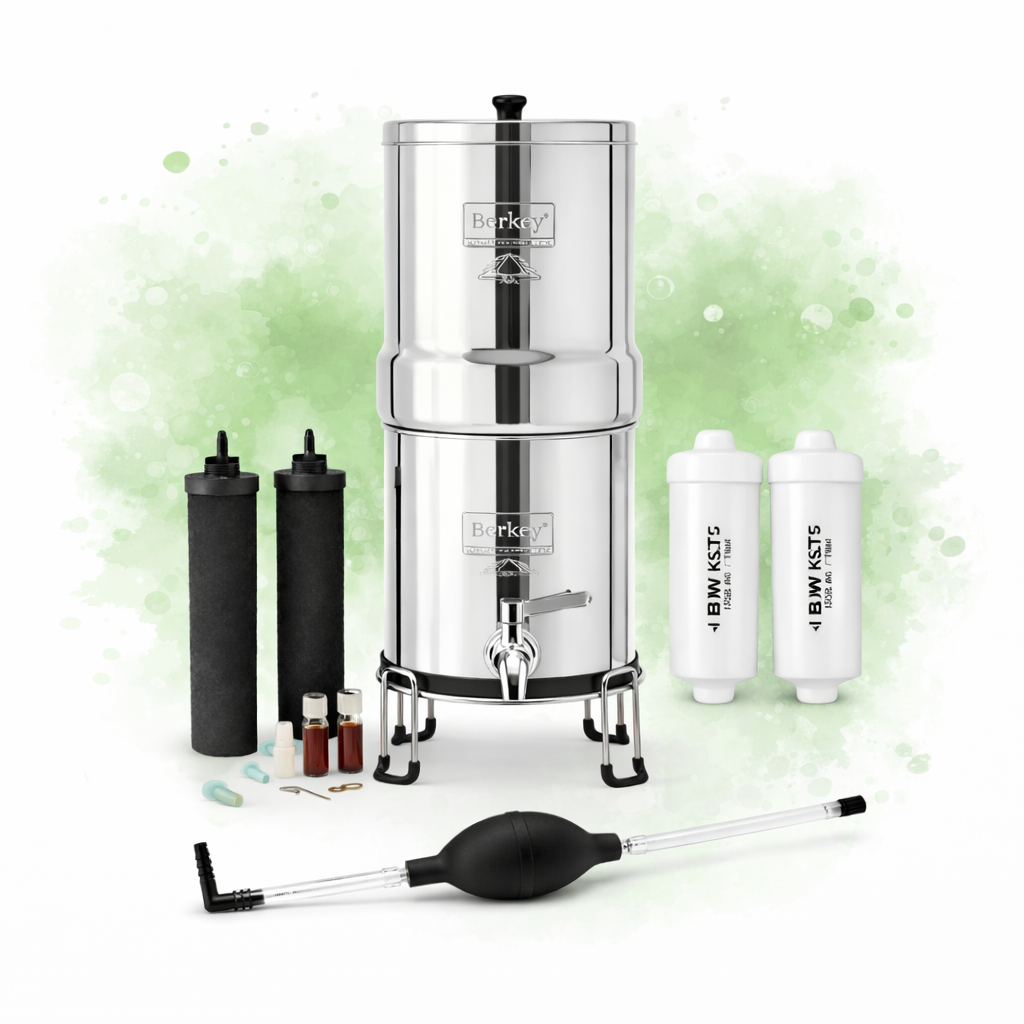 Royal Berkey Water Filter System with two pf2 Filters