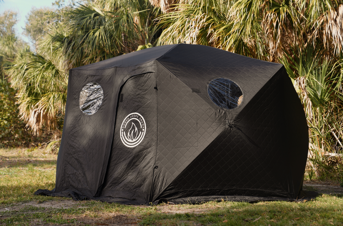 back side Picture of Dome Sauna 8 person Tent 