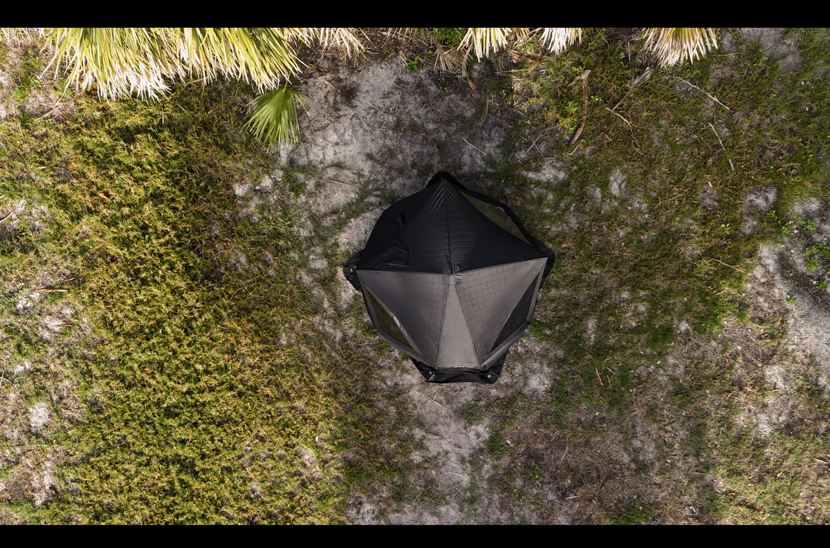 Top view Picture of Nova 4 Sauna Tent