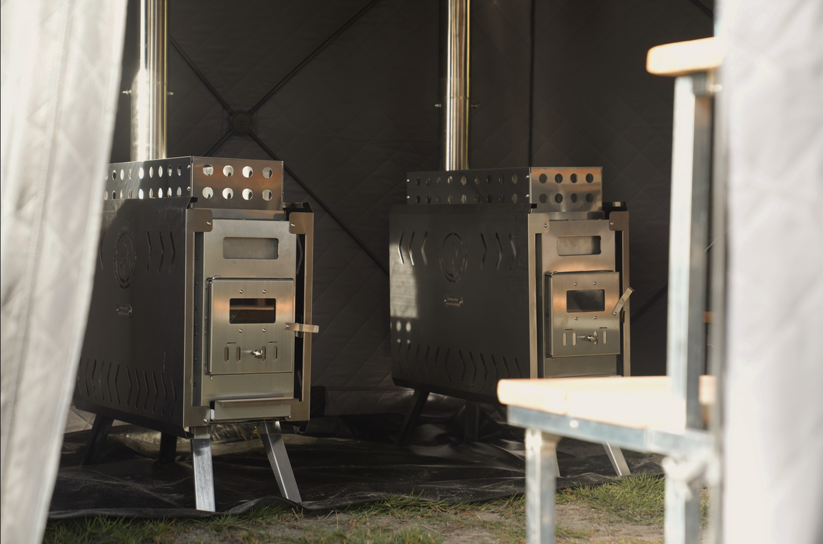 Picture of Dome Sauna Tent Elite Package Stoves