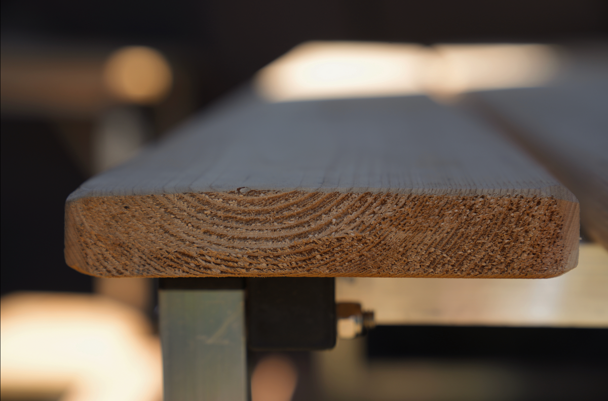 North Shore Portable Sauna Bench Wood material