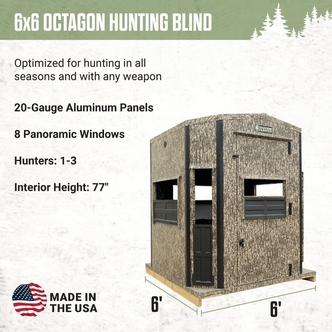 Shadow Hunter 6x6 Octagon Combo Blind - Features