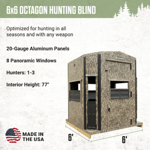 Shadow Hunter 6x6 Octagon Combo Blind - Features