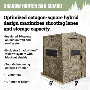Shadow Hunter 5x6 Hybrid Combo Blind - Features