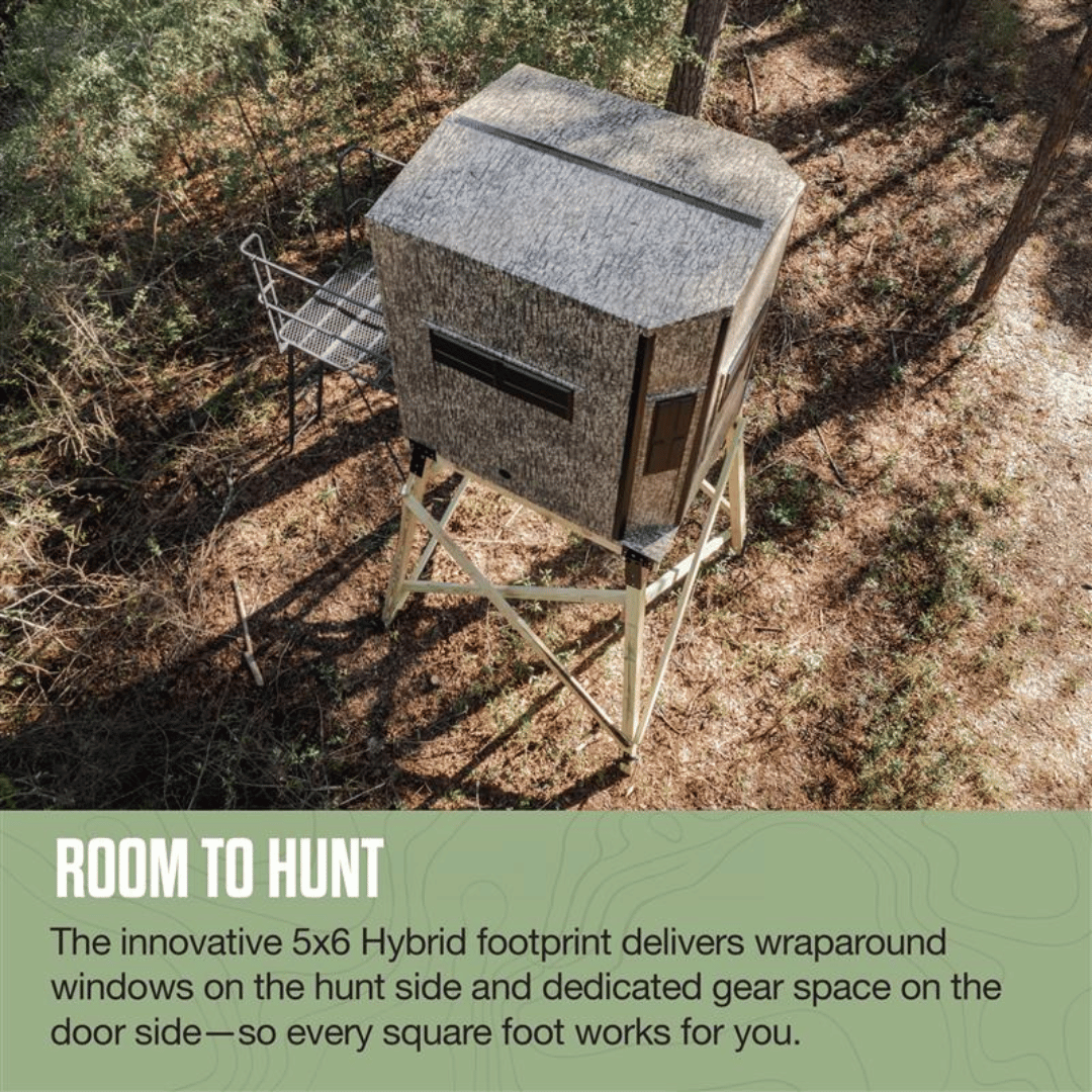 Shadow Hunter 5x6 Hybrid Combo Blind - top view