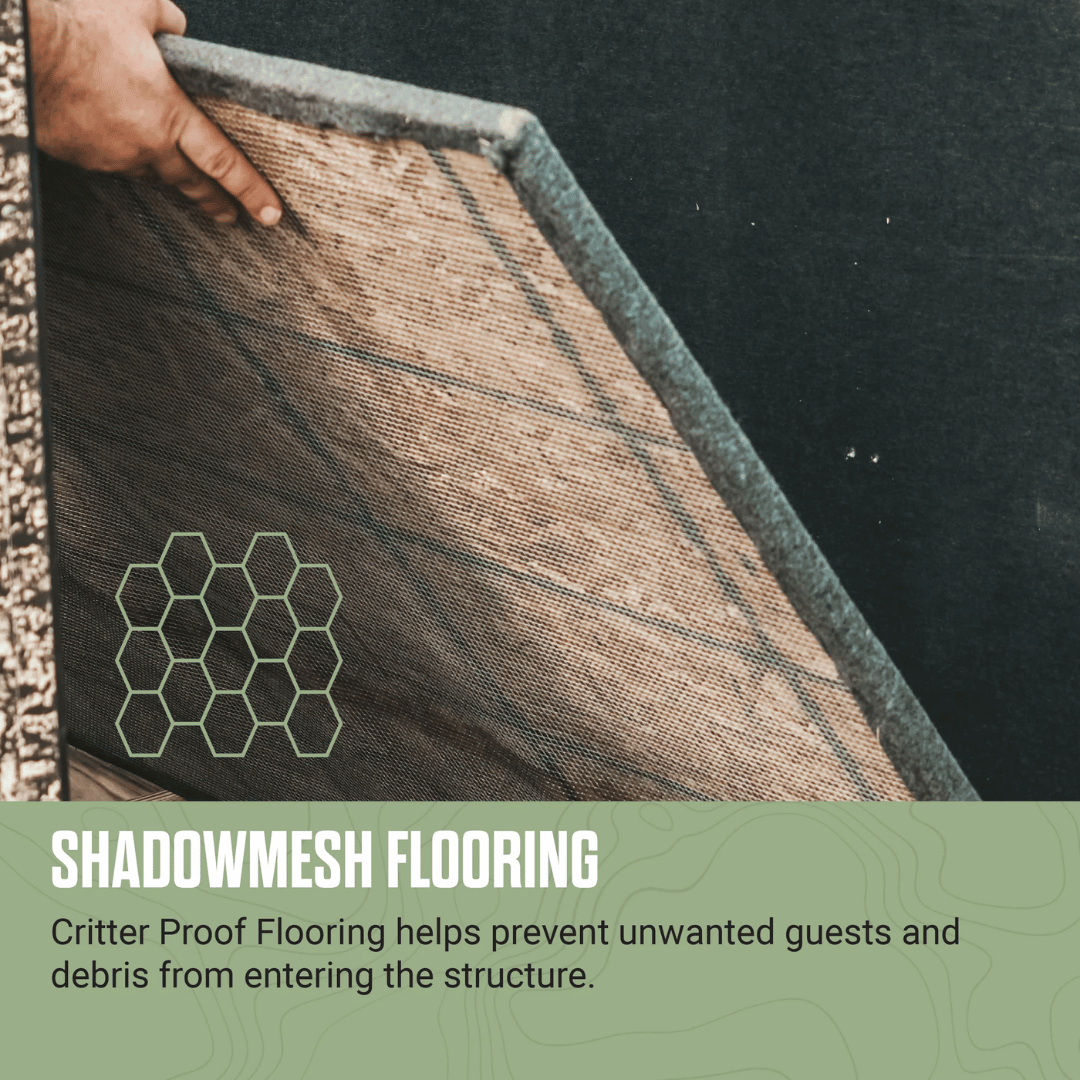 Shadow Hunter Blinds - Shadowmesh flooring