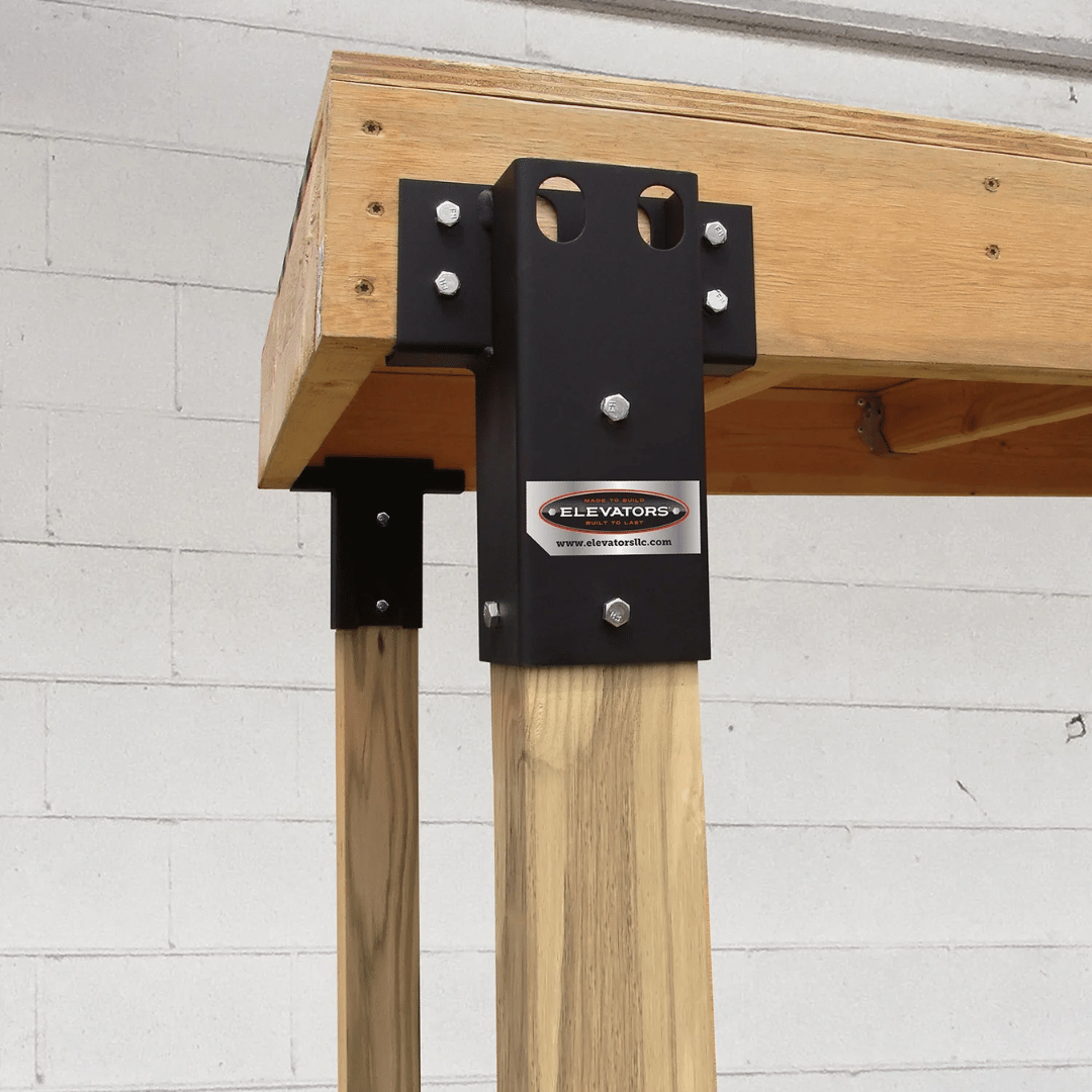 Single Angle Elevator Brackets – Installed on Table