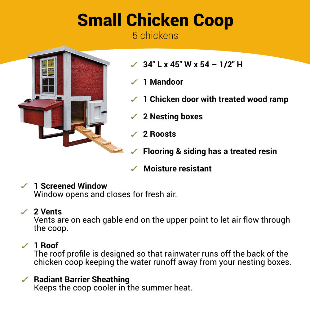 OverEZ Small Chicken Coop