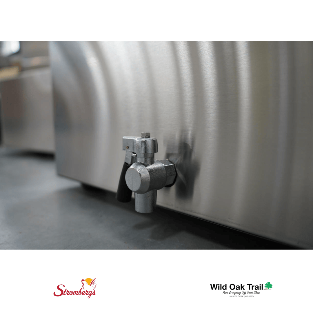 Stromberg&#39;s Electric Chicken Scalder drain spout