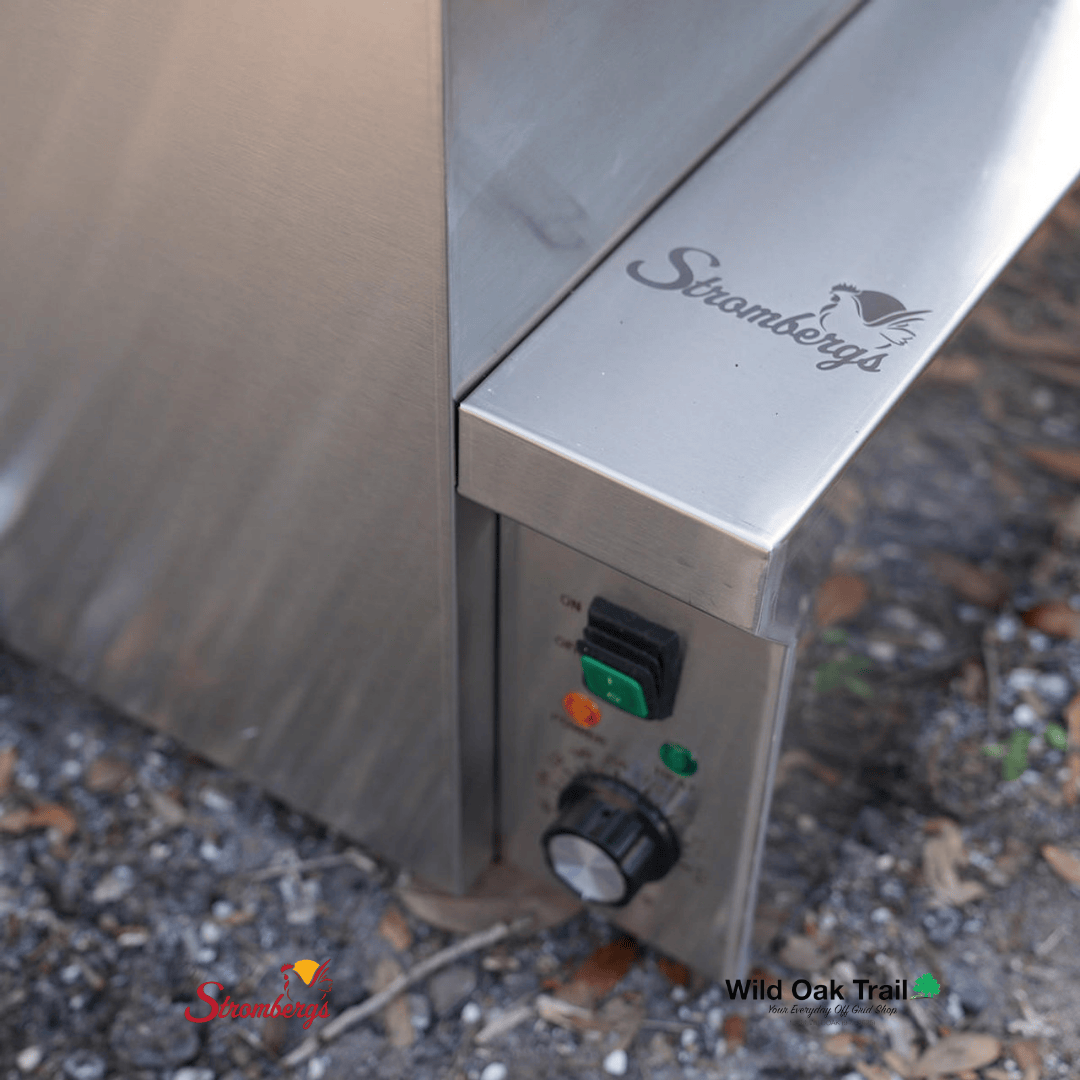 Stromberg&#39;s Electric Chicken Scalder power and controls