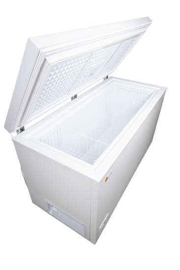 Angled opened view of SunStar Solar Chest Freezer 15CU ST-15CF DC