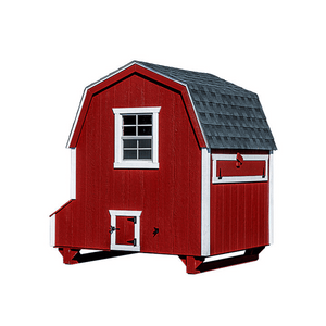 Backside Picture of the The Hen House Collection D66 The Dutch Chicken Coop