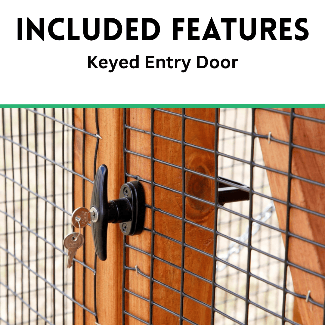 The Hen House Collection Included Keyed Entry Door