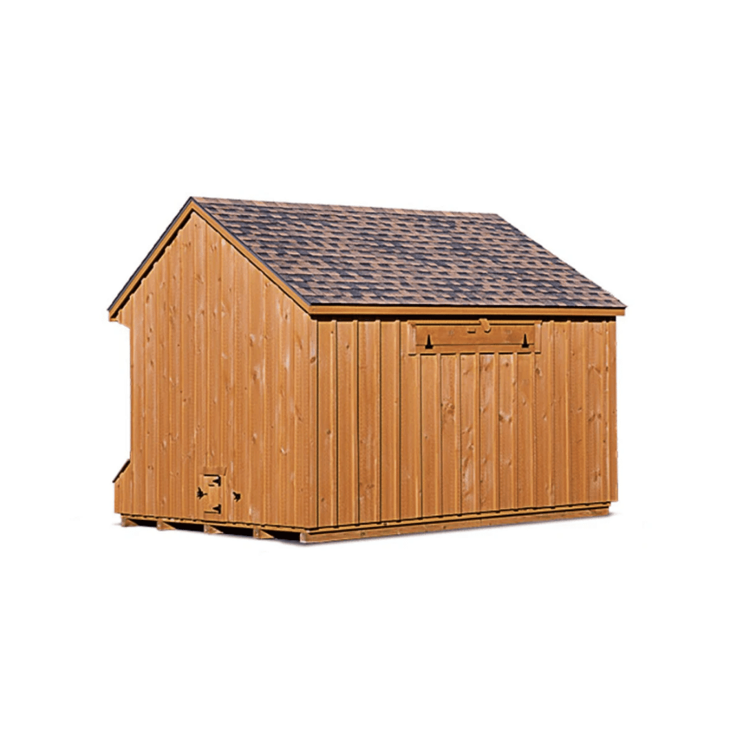 Backside Picture of The Hen House Collection Q1012 Quaker Prefab Chicken Coops