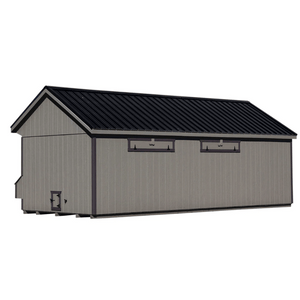 Back picture of  The Hen House Collection Q1024 Quaker Prefab Chicken Coops