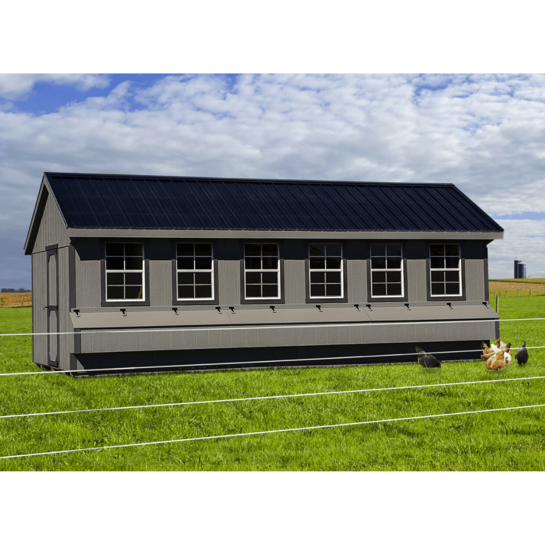 Picture of The Hen House Collection Q1024 Quaker Prefab Chicken Coops