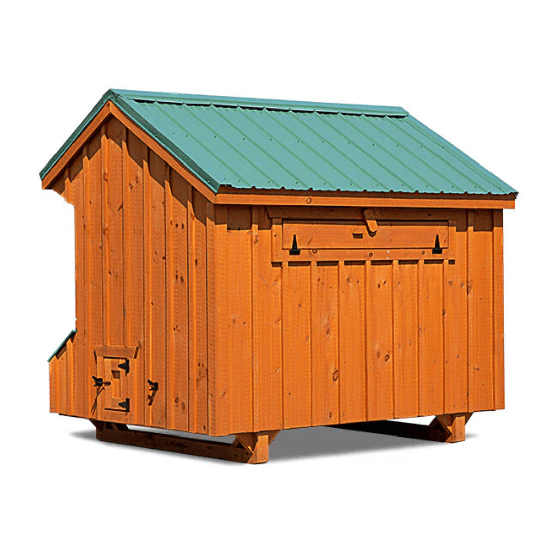 Picture of The Hen House Collection Q58 Quaker Prefab Chicken Coop backside
