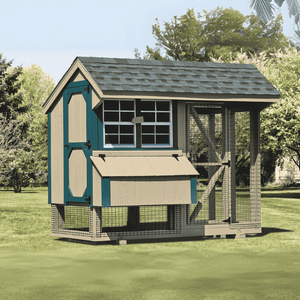 Picture of The Hen House Collection The Combination Q48C 4x8 Chicken Coop and Run