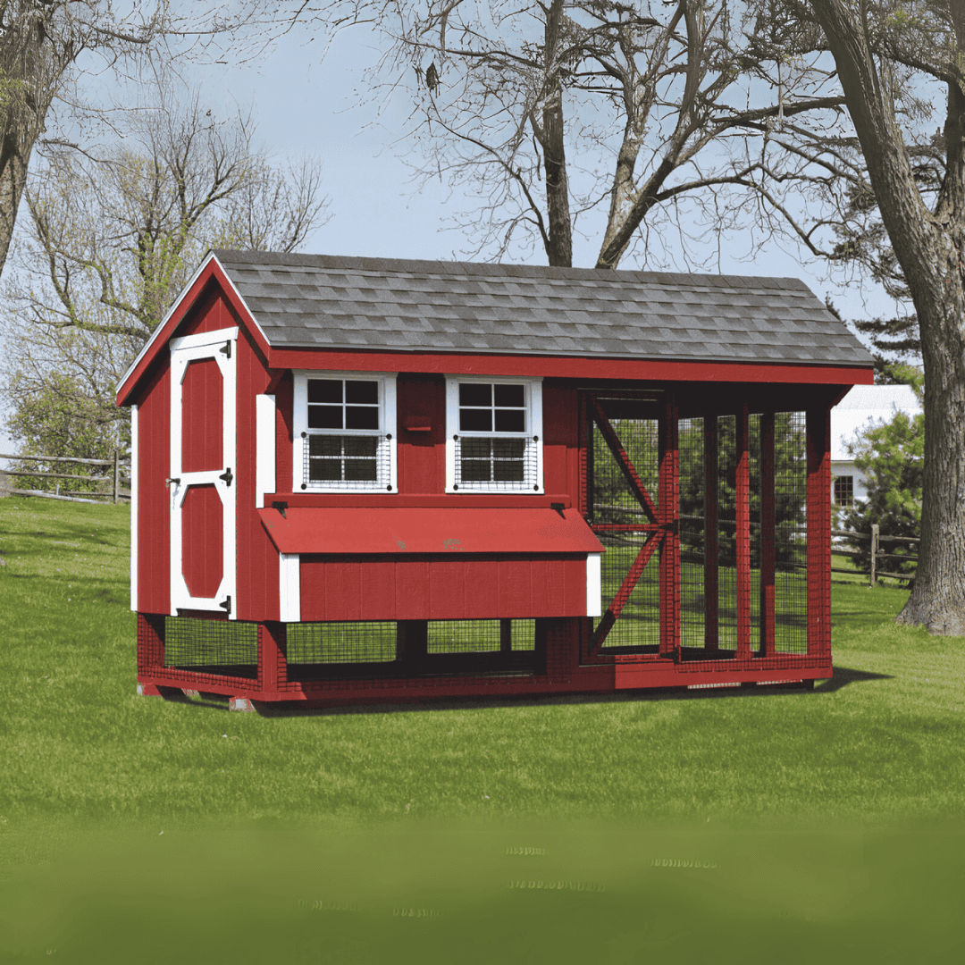 Picture of The Hen House Collection The Combination Q612C 6x12 Chicken Coop and Run