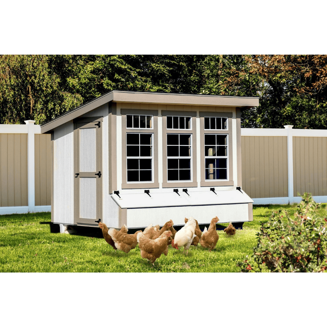 The hen house collection L710 Lean-to 7x10 chicken coop