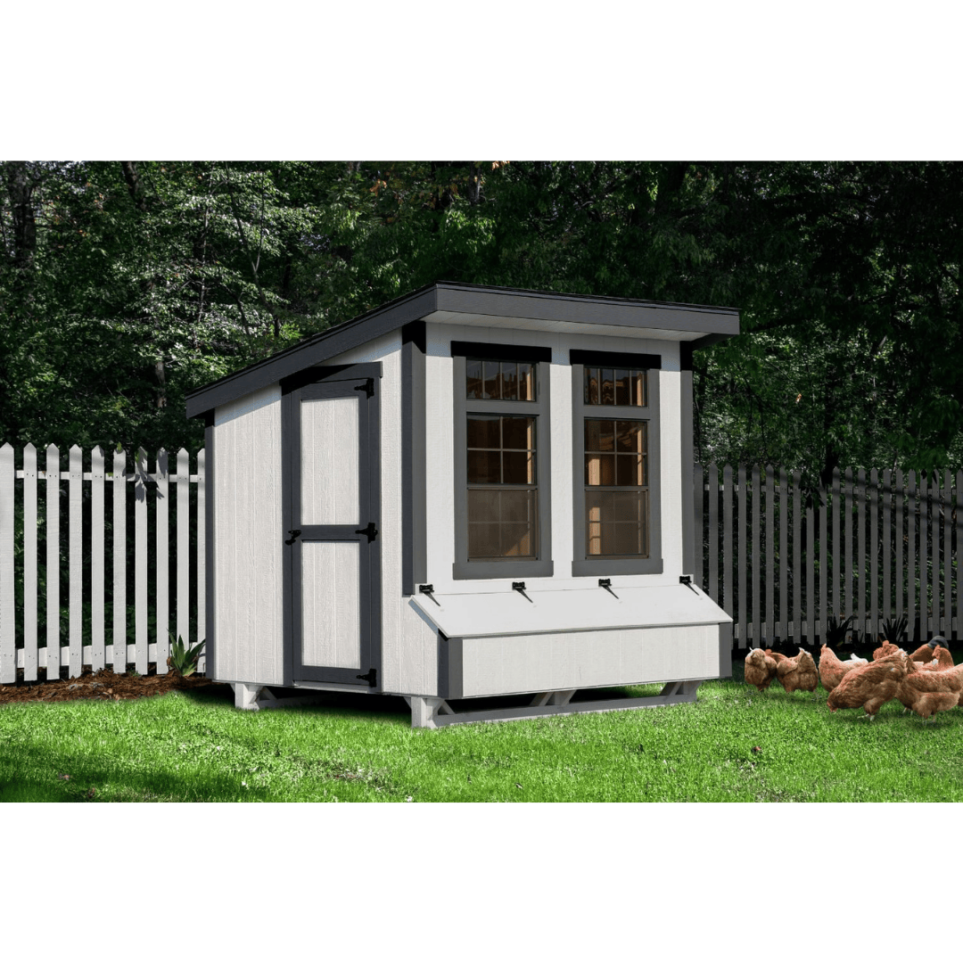 The hen house collection L78 Lean-to 7x8 chicken coop