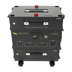 Picture of the Titan 240SP  Solar Generator by Point Zero Energy Module with 2 batteries