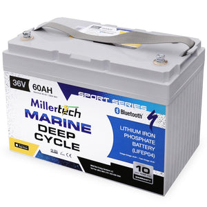 MillerTech 36V 60AH Marine Trolling Battery (3660-BT)