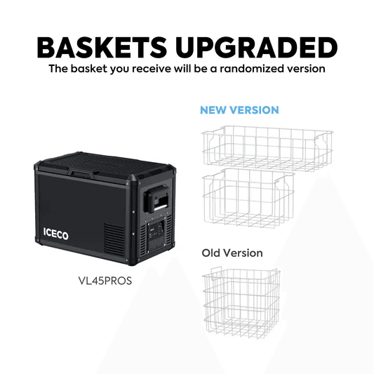 picture of ICECO VL45PROS single zone portable fridge baskets