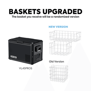 picture of ICECO VL45PROS single zone portable fridge baskets