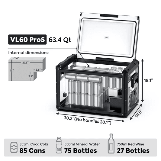 picture of ICECO VL60 ProS capacity