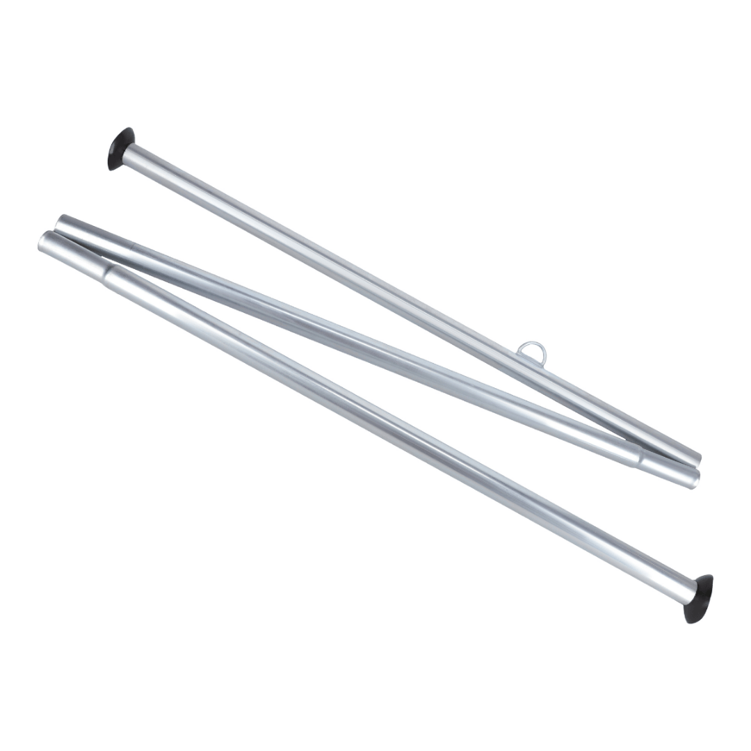 White Duck Outdoors Avalon Replacement Tent Poles - Center Pole tilted and slightly opened