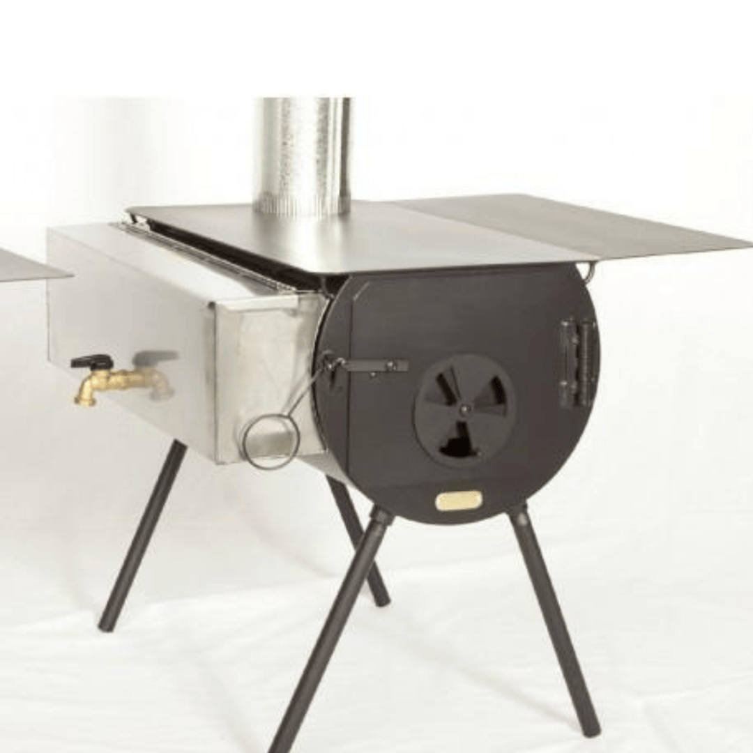 White Duck Outdoors Hunter Wood Stove Package